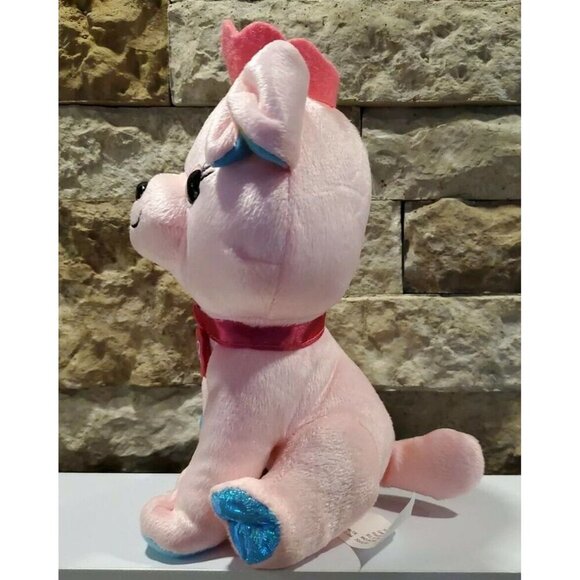 Barbie Mattel plush puppy 7 inches pink stuffed animal - Picture 3 of 7